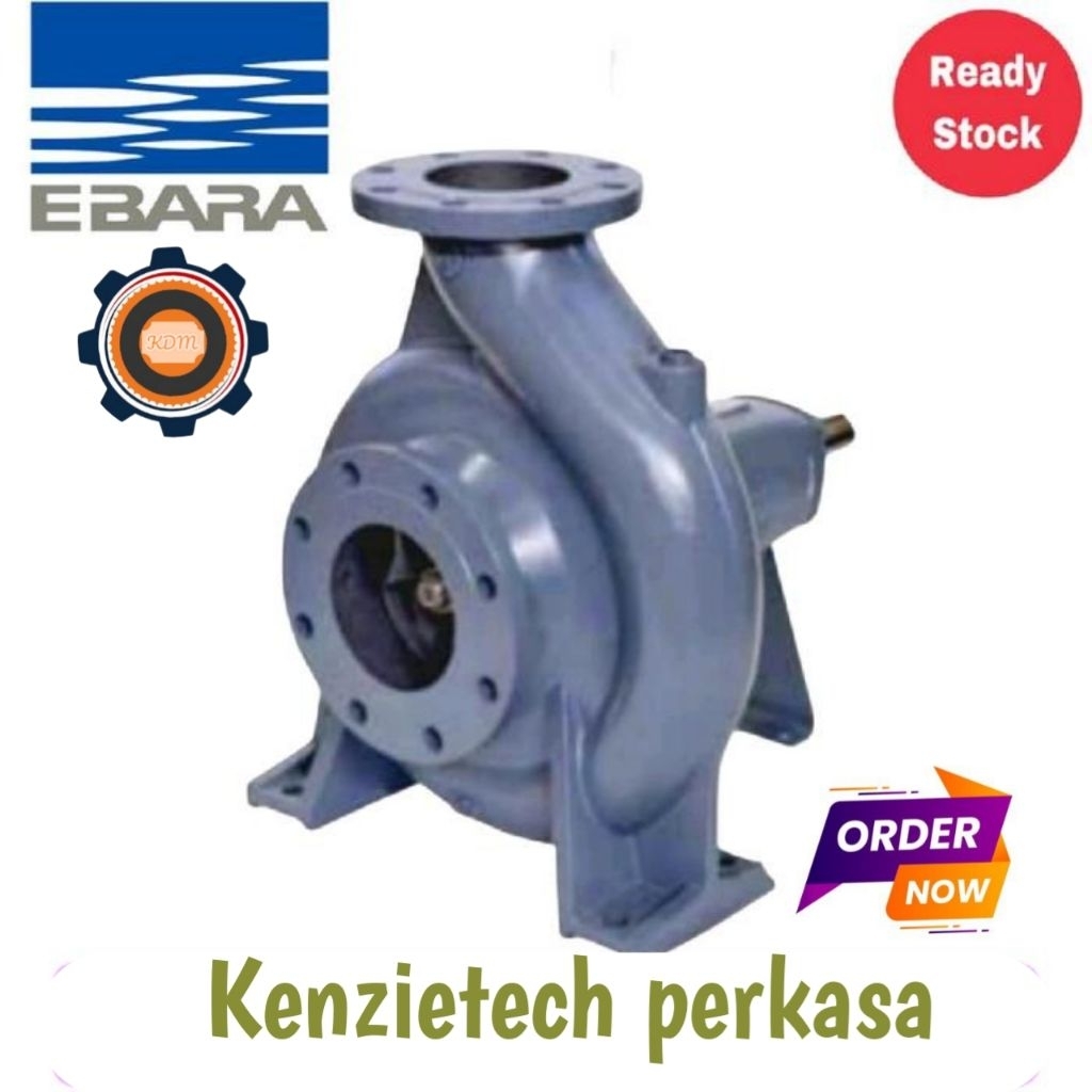 Ebara Pompa Centrifugal 200x150 FSJ4A 8" x 6" Gland Packing Casing Besi Impeller Bronze untuk Air Ta