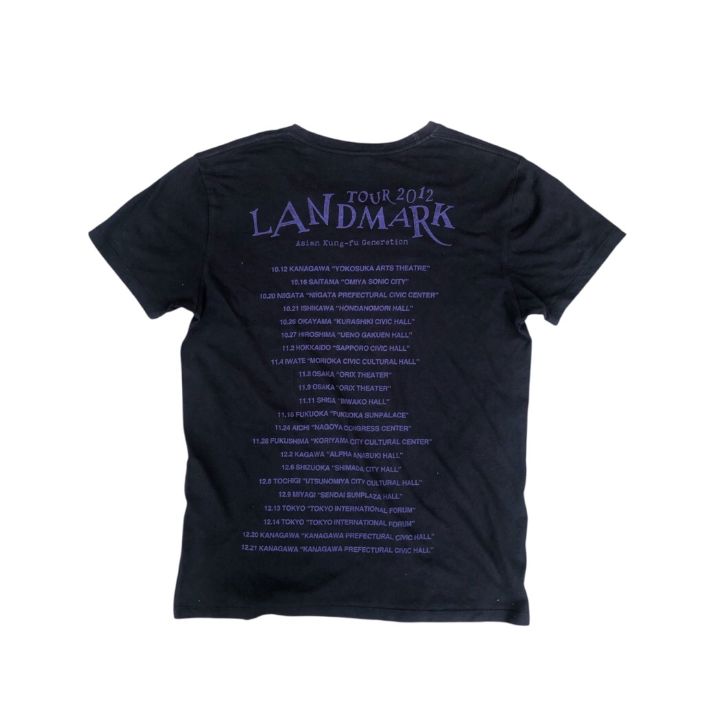 kaos band asian kungfu generation landmark tour size m