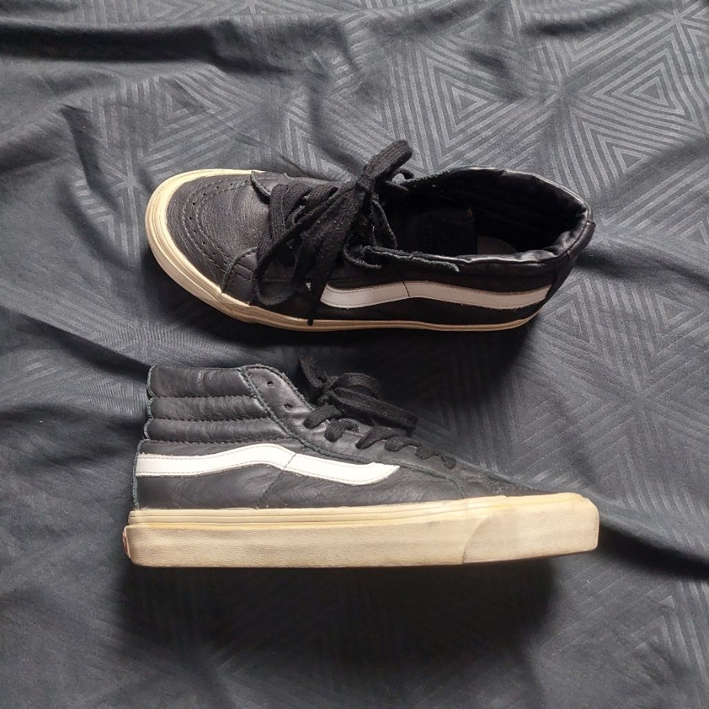 vans high leather original