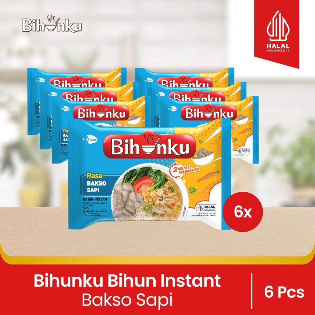 

Paket Bundling - Bihunku Instan - Bakso - 50gr - 6pcs