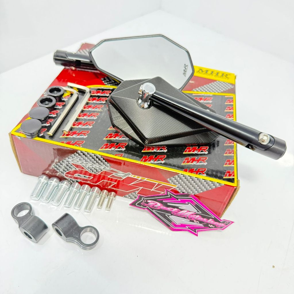 Spion MHR RACING Spion Motor Universal Untuk Semua Motor BL 019 Original Mhr Racing