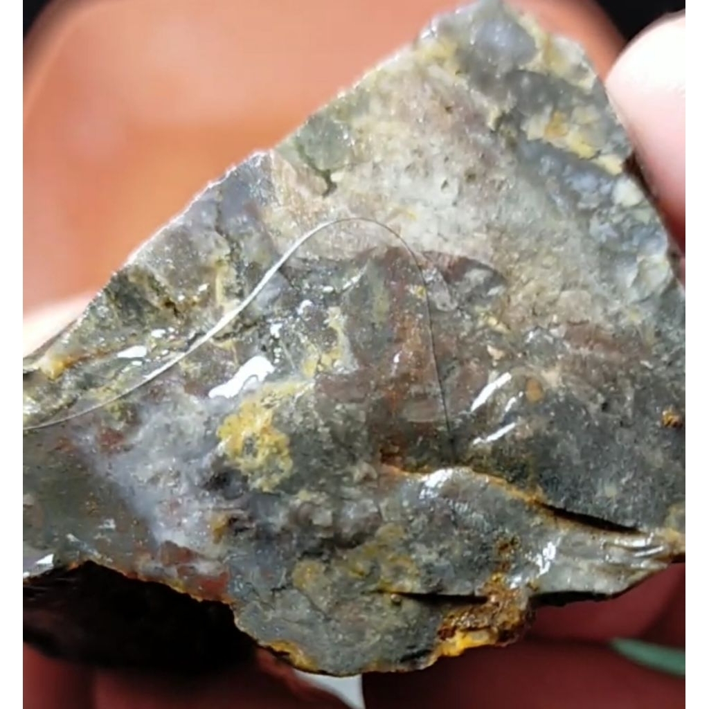 1 ons - Batu BACAN KEMBANG - Natural Jumbo Murah Body glass Kristal
