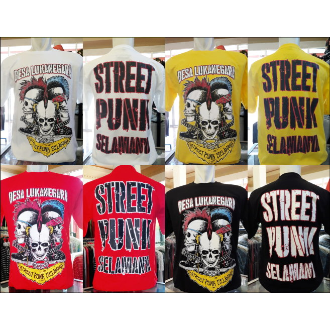 kaos band desa luka negara,kaos band punk,kaos pendek punk,kaos pria.kaos musik,kaos punk,baju band 