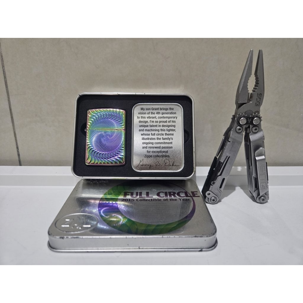 zippo armor full circle / zippo collectible / zippo limited edition