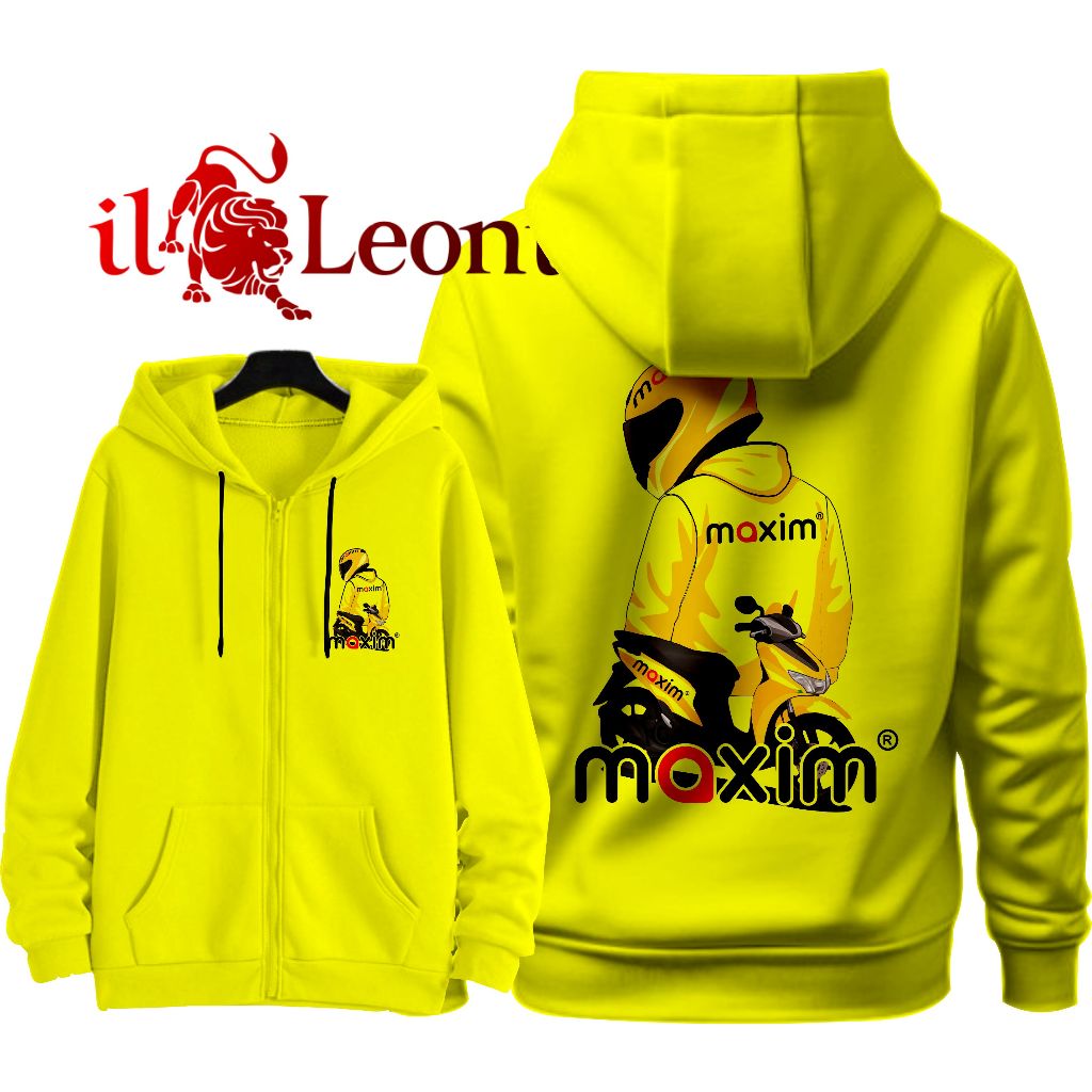 Il LeonI Maxim Hoodie MAXIM/ JAKET MAXIM-JAKET OJOL MAXIM-JAKET HOODIE OJOL MAXIM KEREN MOTIF BIKERS