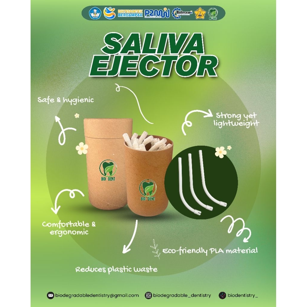 Saliva Ejector/Saliva Suction/Dental Suction/Penyedot Air Liur/Penghisap Air Liur