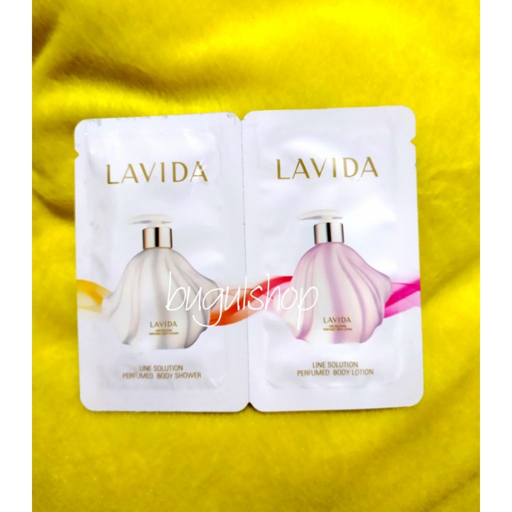 LAVIDA Perfumed Body Shower & Perfumed Body Lotion (sachet)