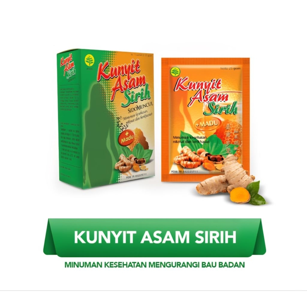 

KUNYIT ASAM SIRIH SIDO MUNCUL (Isi 5 Bungkus)