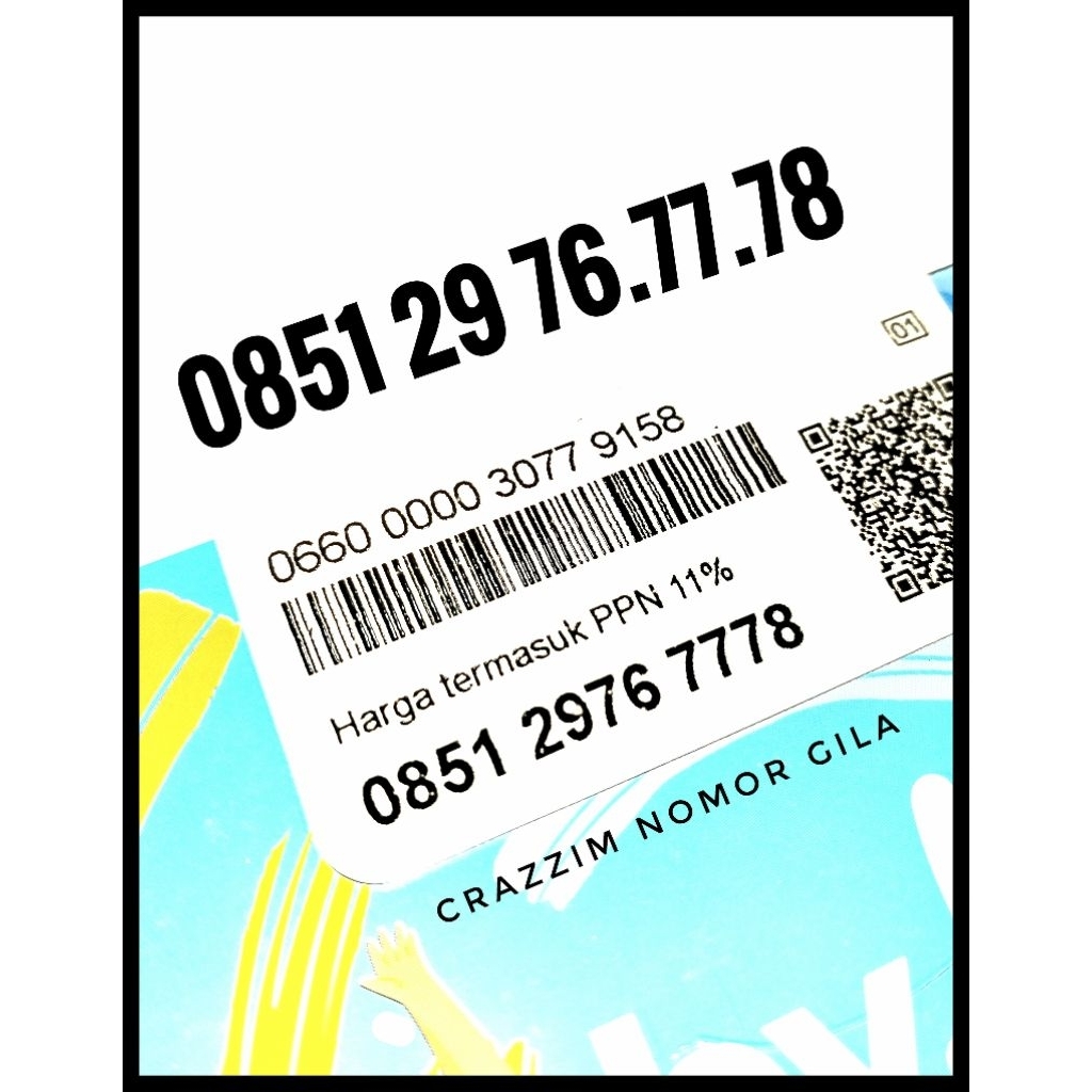 Nomor Cantik Telkomsel By.u. Nocan Byu 767778. Kartu Perdana Cantik Super Hoki Couple