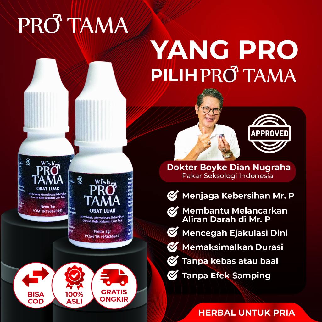 Obat Tahan Lama Pria Berkualitas - Wish Protama dr Boyke