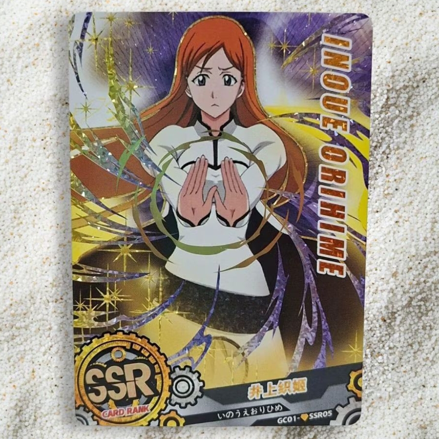 Kartu CCG Card Of God Bleach Inoue Orihime SSR Gold Diamond