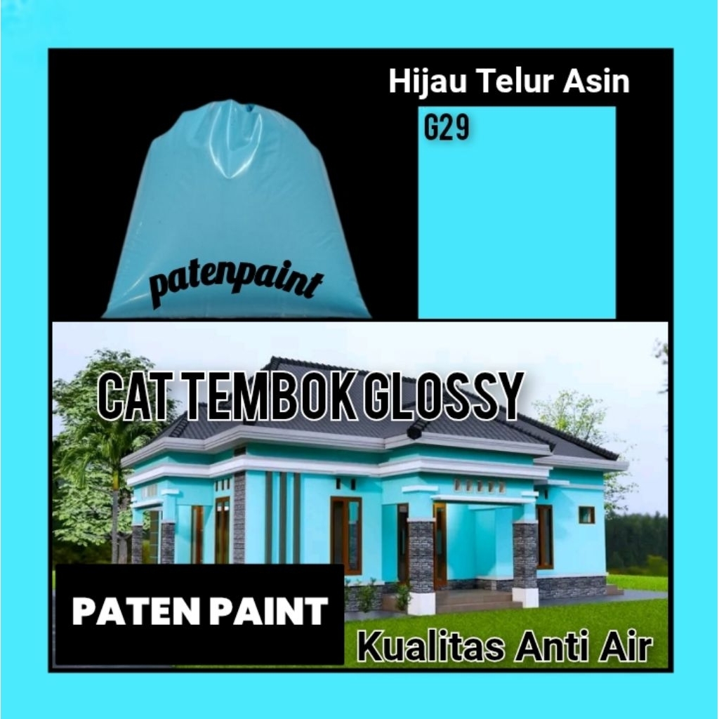 cat tembok warna hijau telur asin cat tembok glossy cat tembok mengkilap cat tembok 1 kg cat tembok