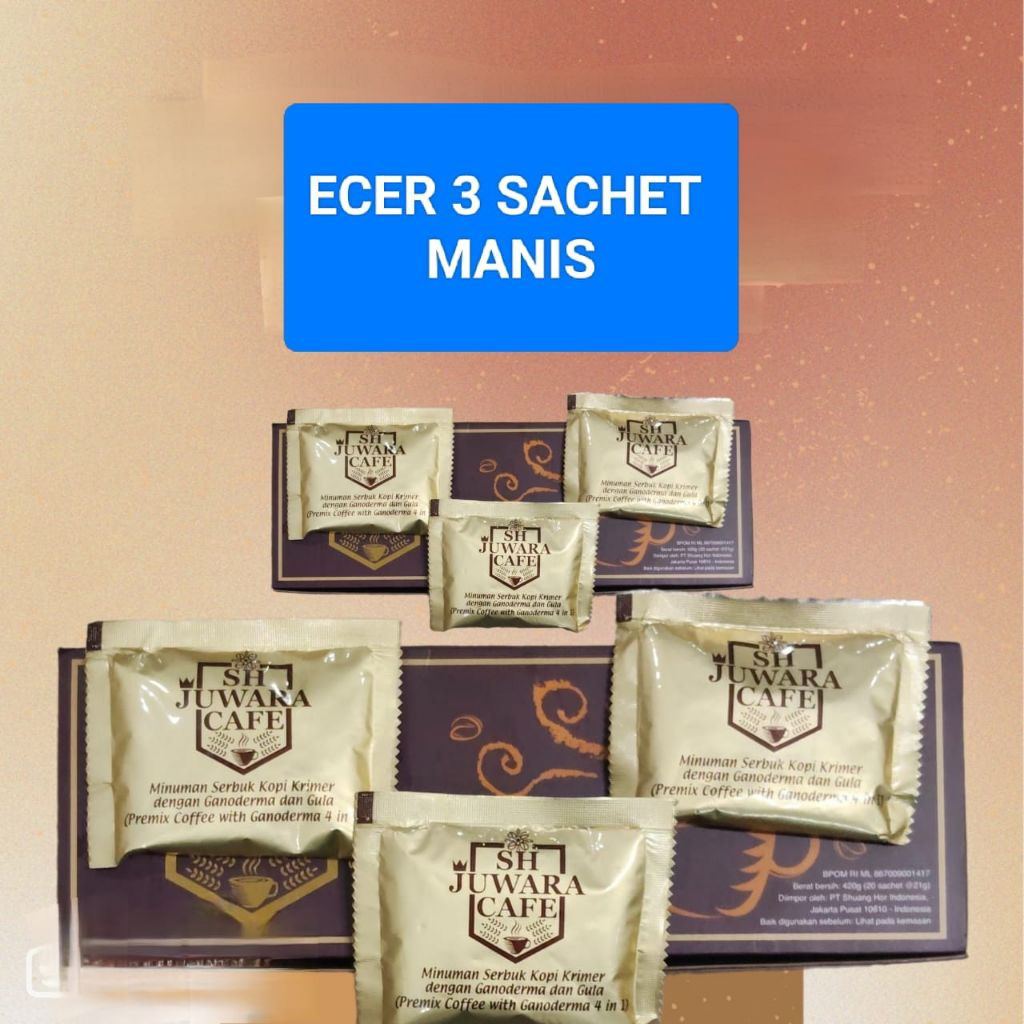

Kopi Sehat Alami ECER 3 Sachet (Manis & Non Gula)