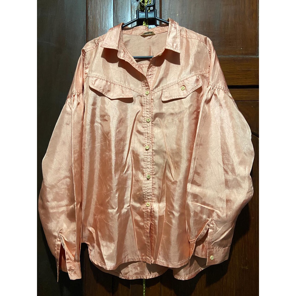 preloved kemeja satin