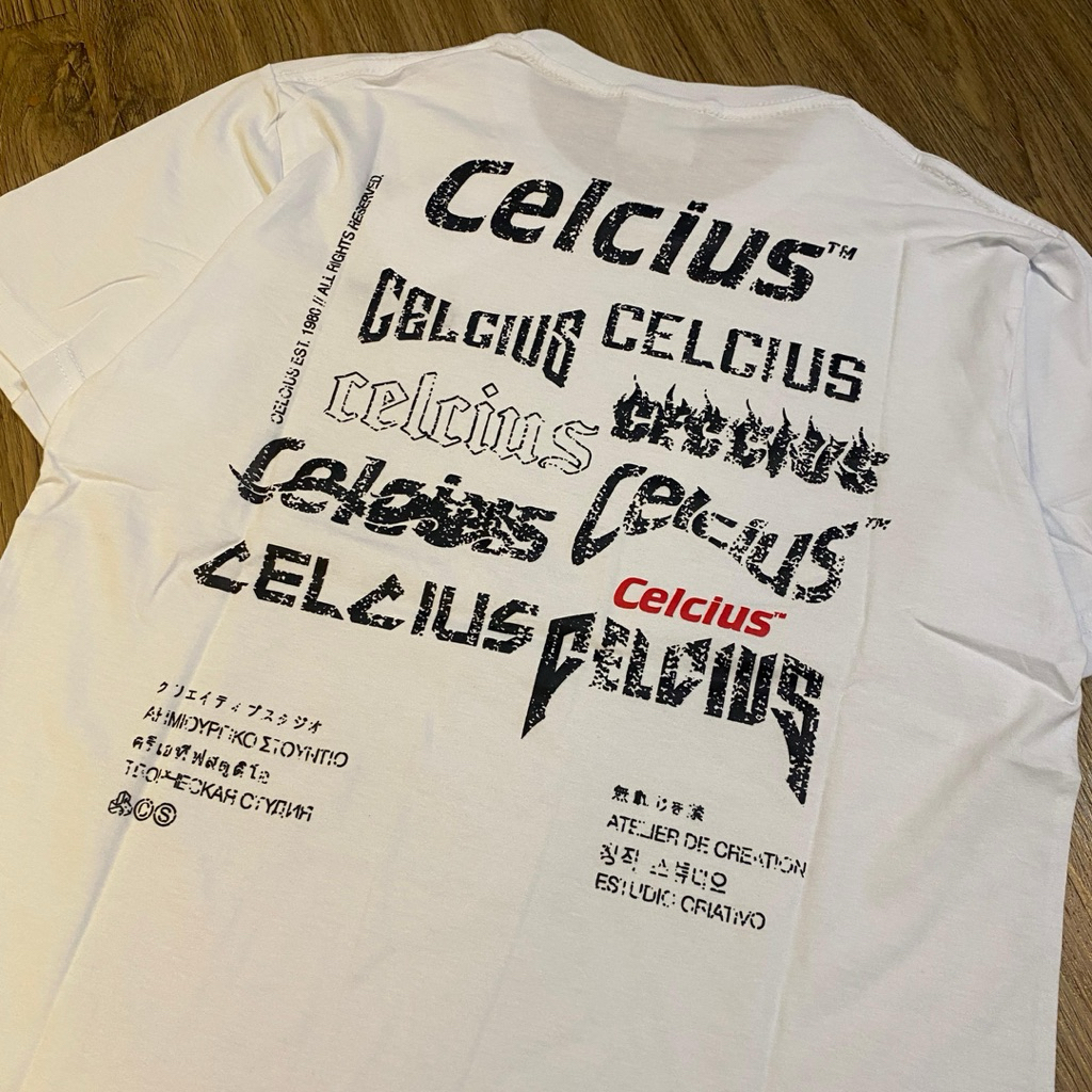 Kaos Celcius Pria Lengan Pendek / Baju Celcius Terbaru