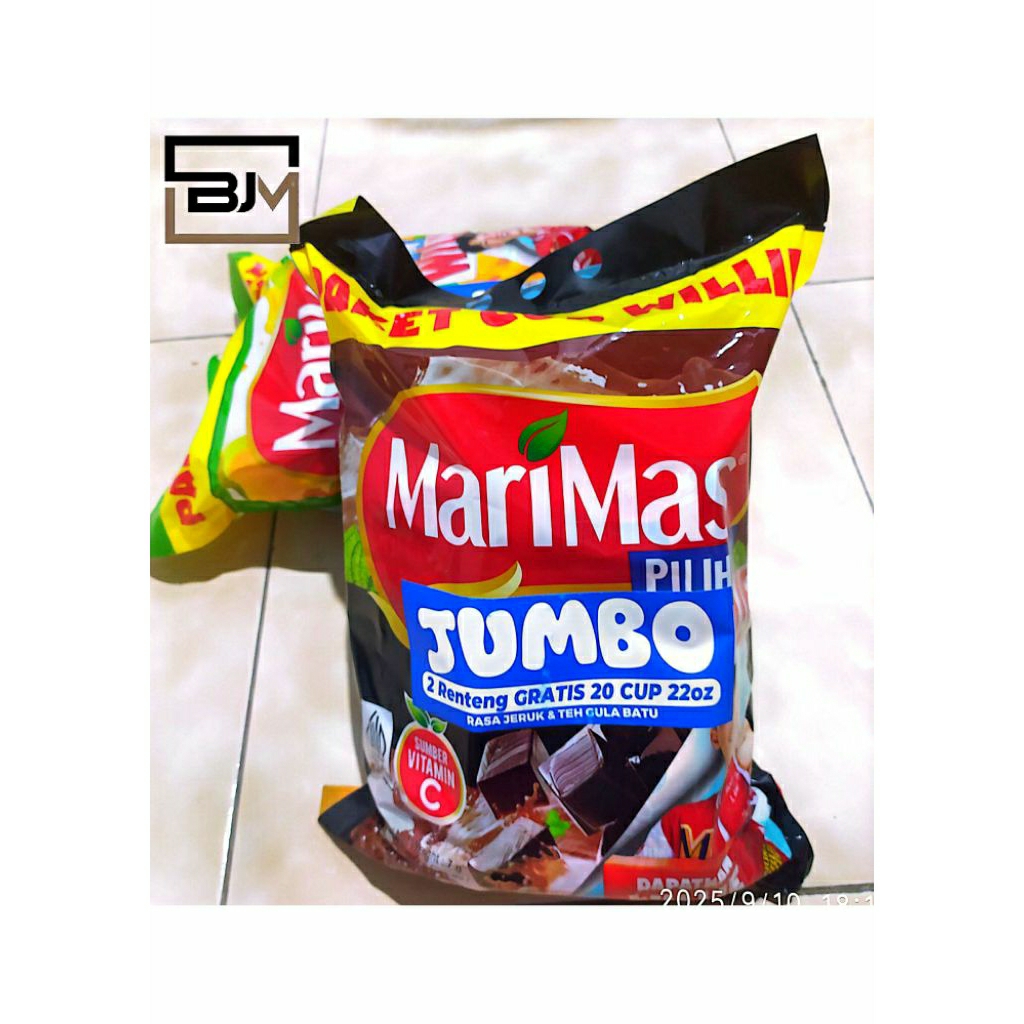 

Minuman Kekinian Marimas JUMBOOO gratis Cup