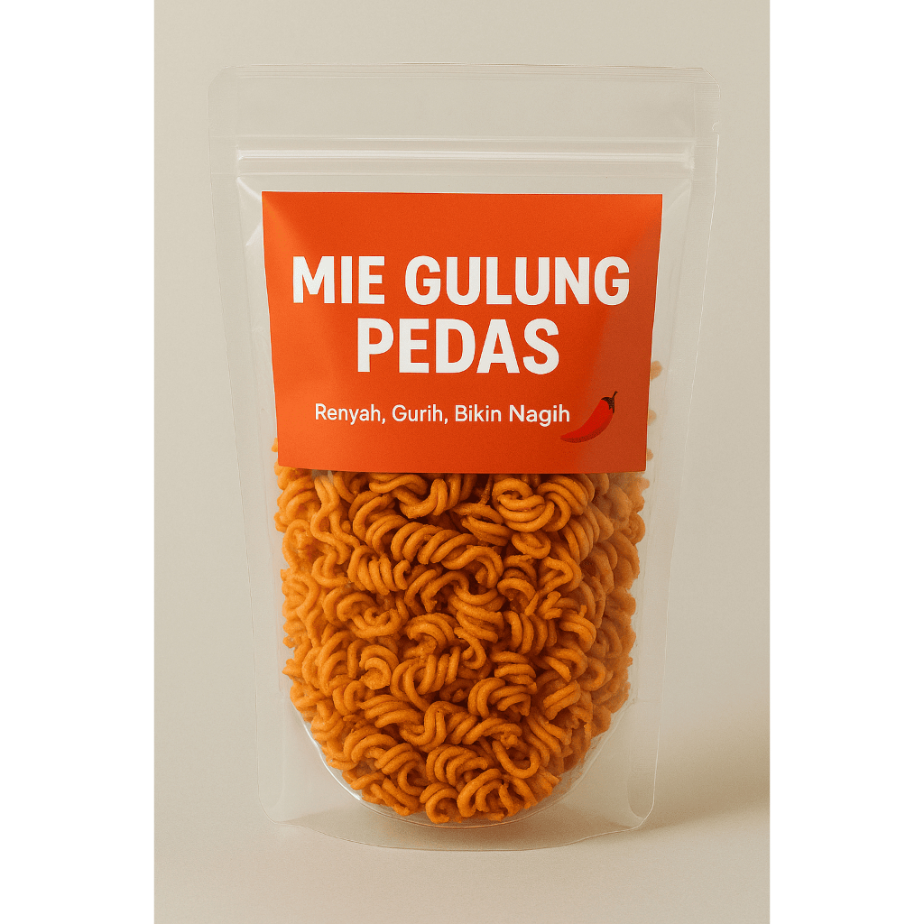 

MIE GULUNG PEDAS BERAT 250 GRAM