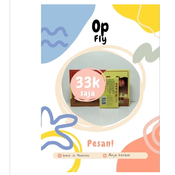 kotak op terbang fly ukuran 2 x 1 x 4