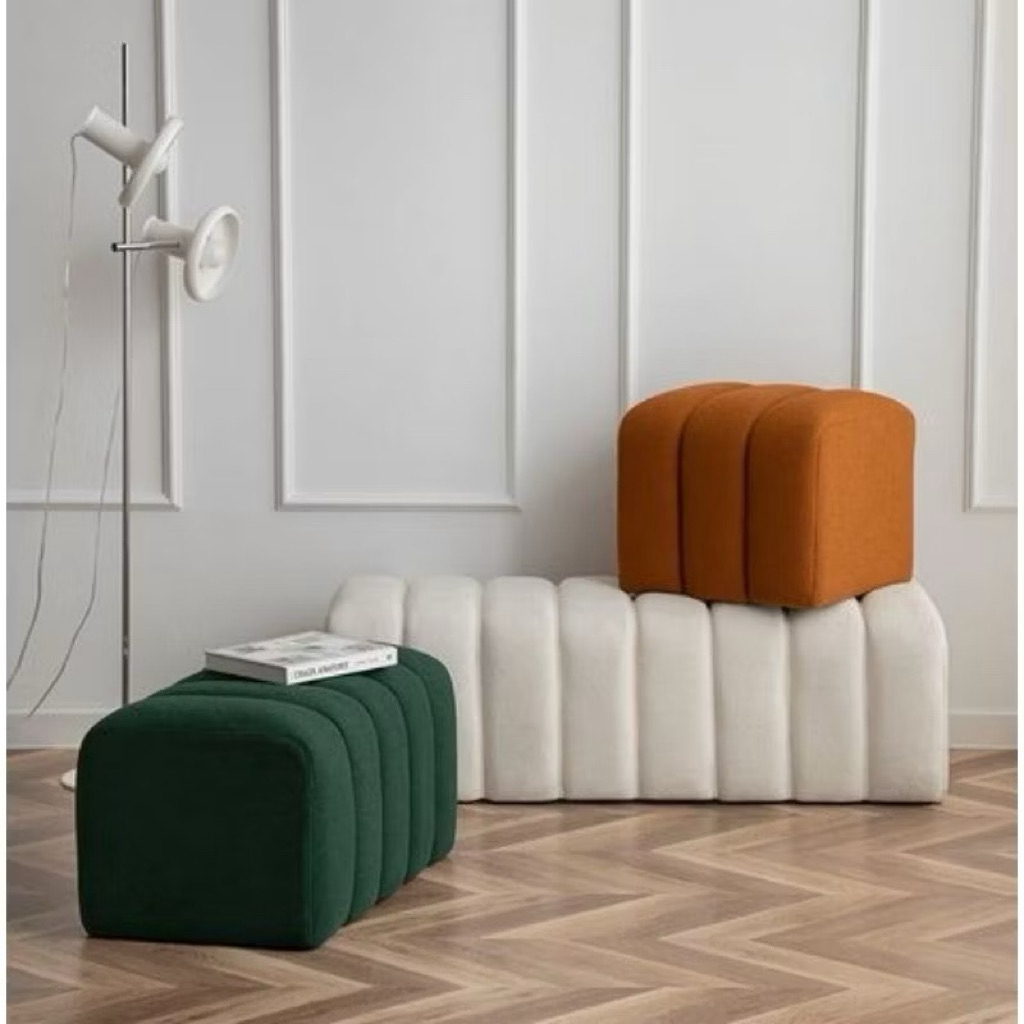 SAHDIL- sofa sudut tempat tidur sofa ruang tunggu sofa unik sofa panjang sofa aestetic