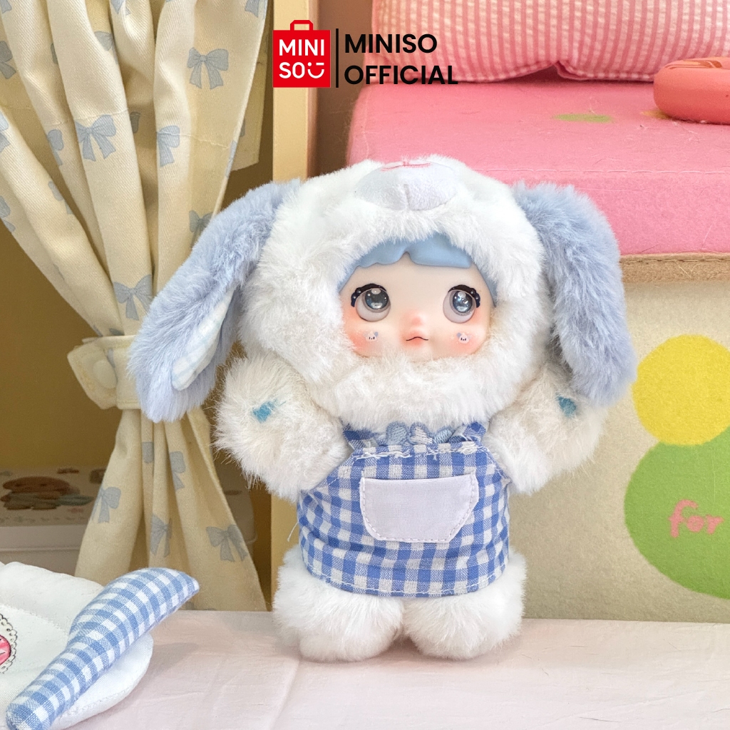 MINISO Nommi V5 Puppy Diary Series Vinyl Plush Blind Box Boneka Lucu Karakter Nommi