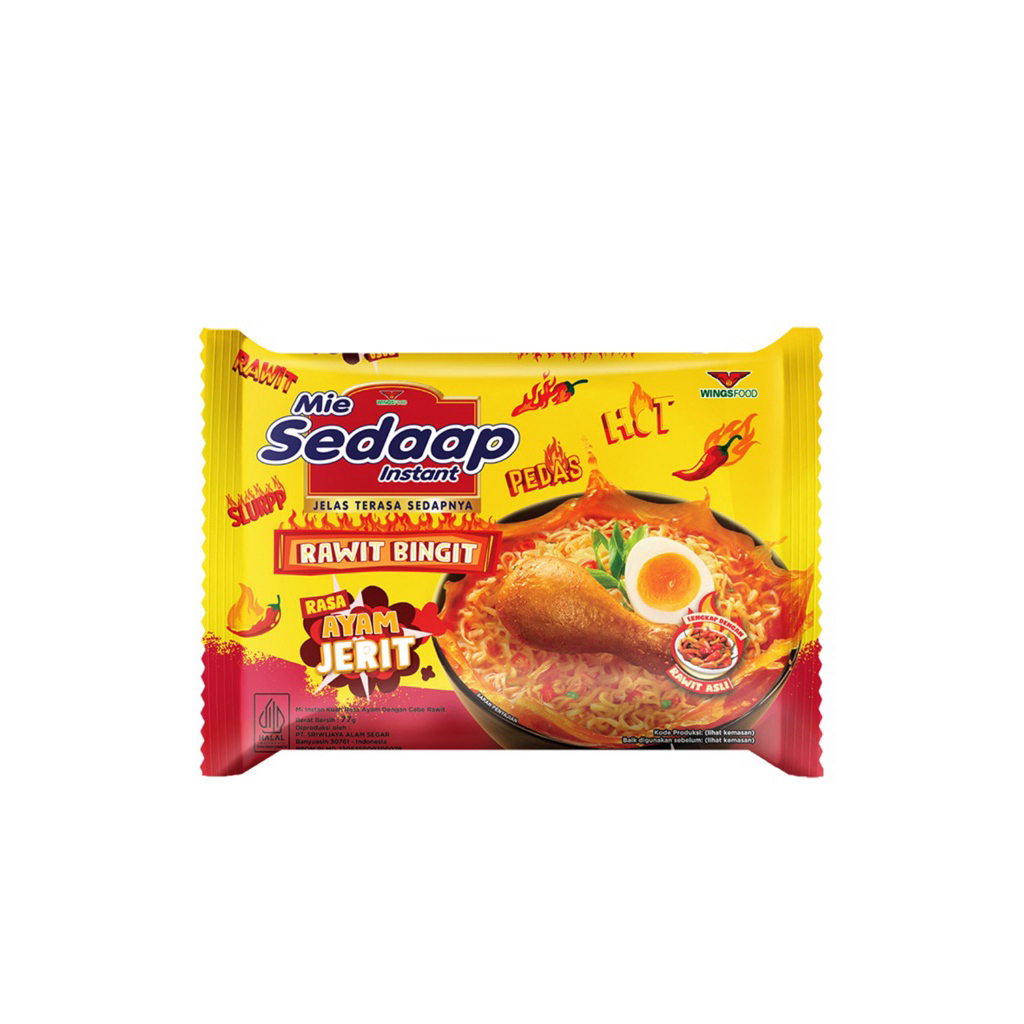 

Sedaap Mi Instan Ayam Jerit Rawit 77g