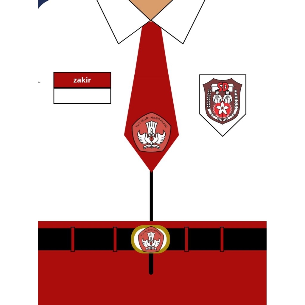 

Buku tulis custum tema seragam sekolah TK/SD/SMP/SMA / 5pcs