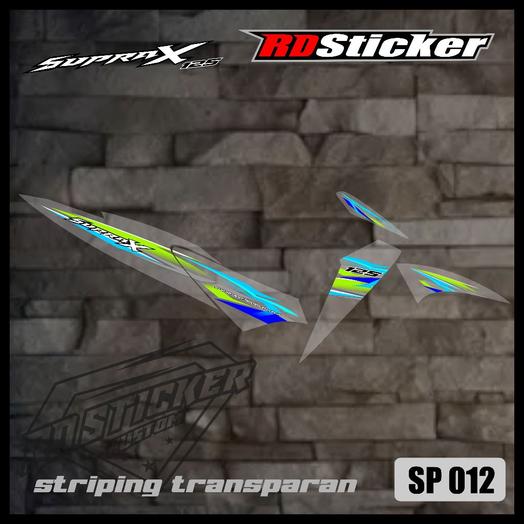 STRIPING SUPRA X 125 STRIPING VARIASI SUPRA X 125