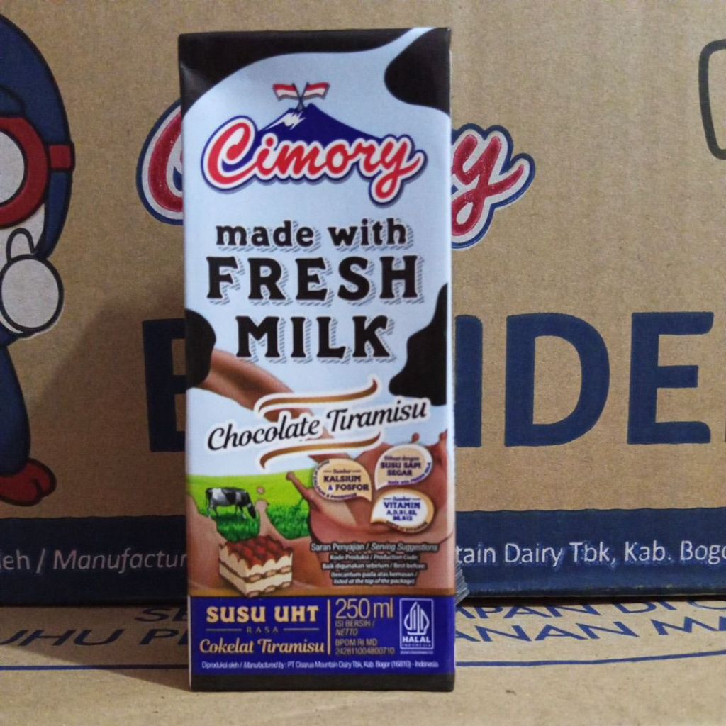 

Cimory Susu UHT 250ml Rasa Tiramisu/Karton(isi : 24 kotak)