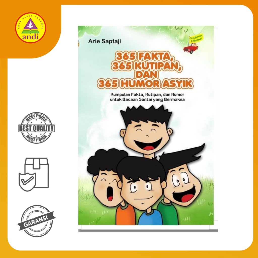 Buku Rohani Andi-Buku 365 Fakta, Kutipan, dan Humor Asyik untuk Bacaan Santai yang Bermakna - Books