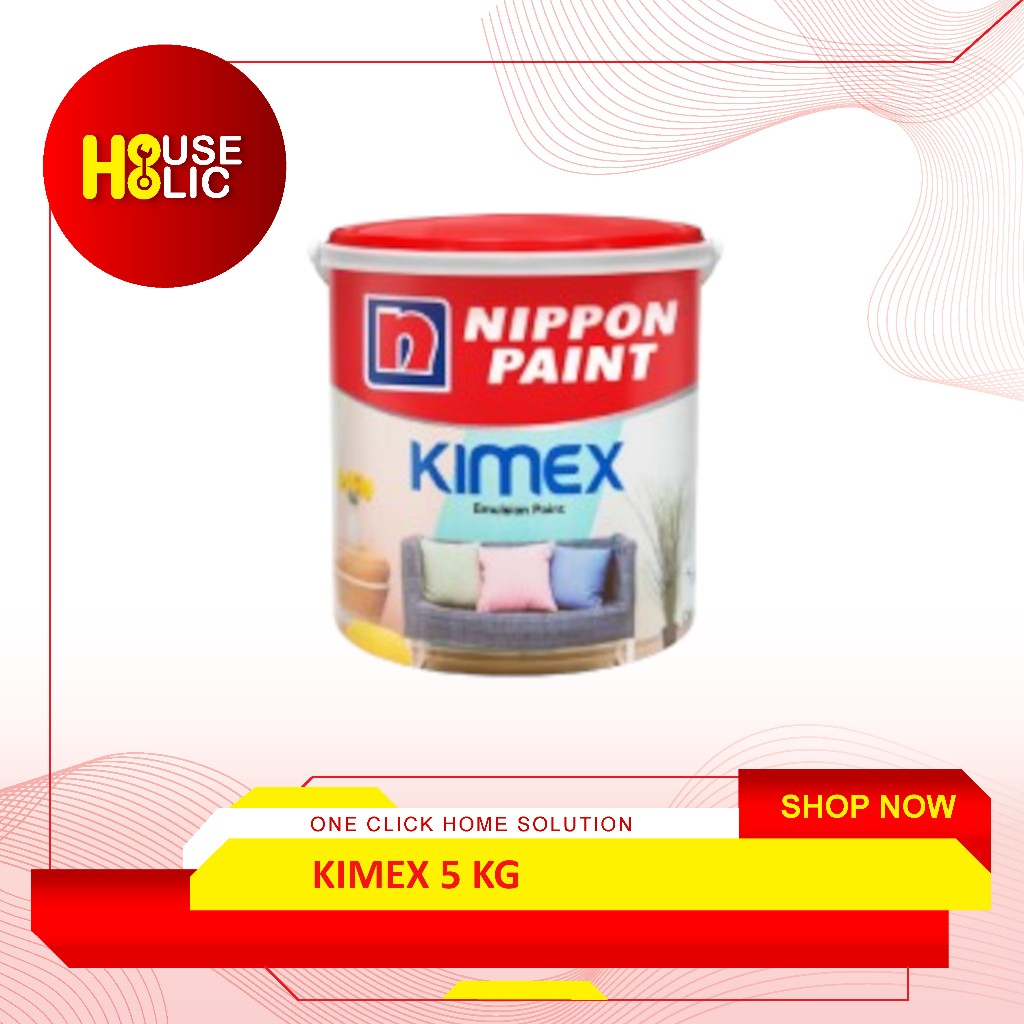Cat Kimex Nippon Paint 5 Kg / Cat Tembok Dinding Interior 5kg