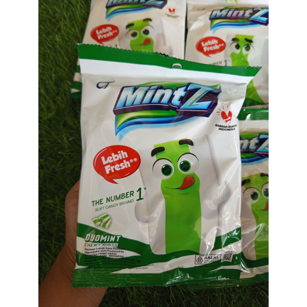 

Permen MINTZ | Kemasan 110 gr atau 1 bag isi 50 pcs | Chewy mints | Permen Mintz