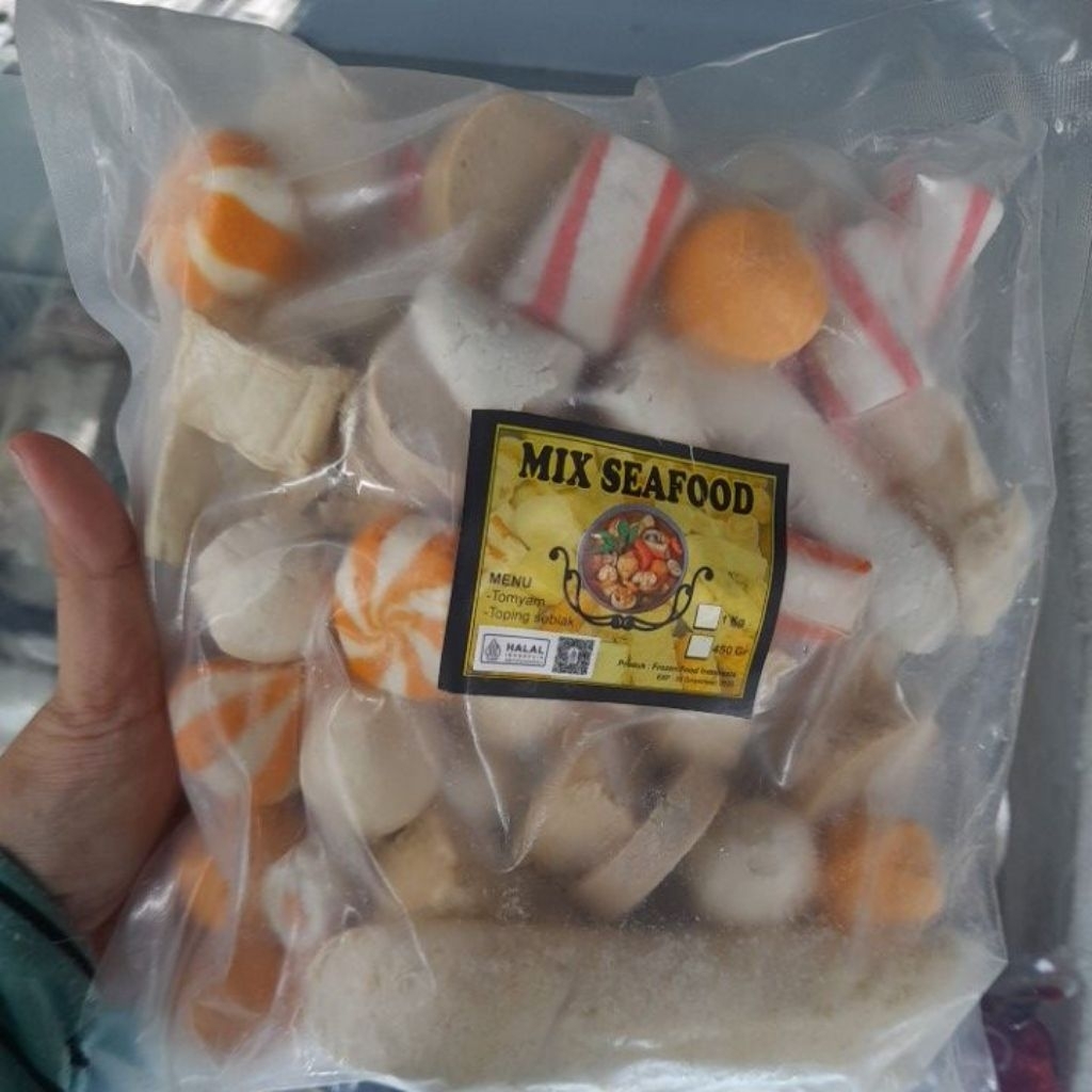 

Bakso Ikan Mix Seafood 1 kg