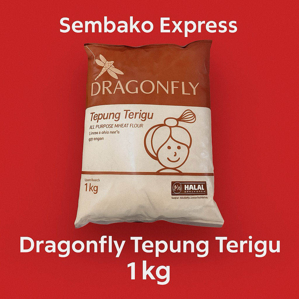 

Dragonfly Tepung Terigu Serbaguna 1kg - Untuk Kue & Gorengan