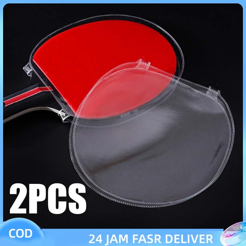 RF - 2pcs Set Sarung Bet Pingpong Rubber Protector Pelindung Karet Bet Pingpong Double Side Non