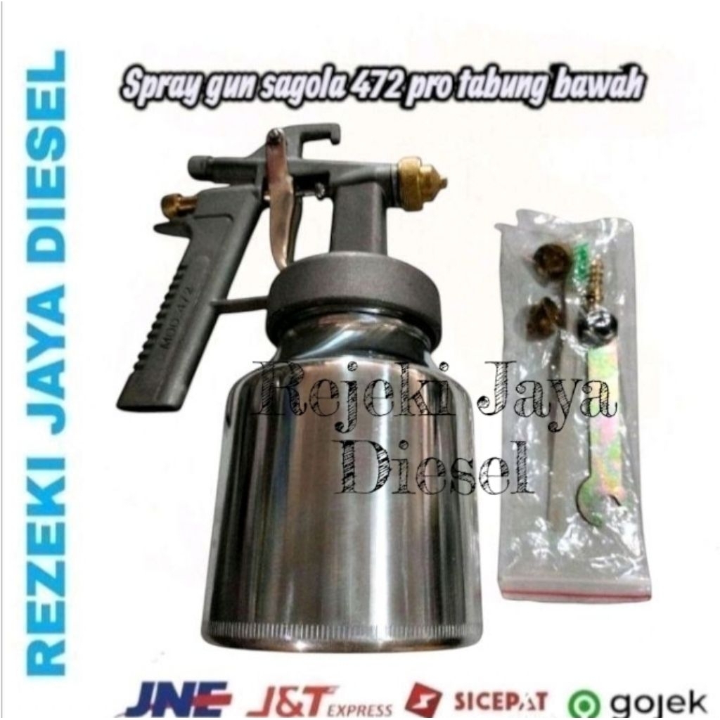 Spray Gun Sagola 472 Pro Tabung Bawah