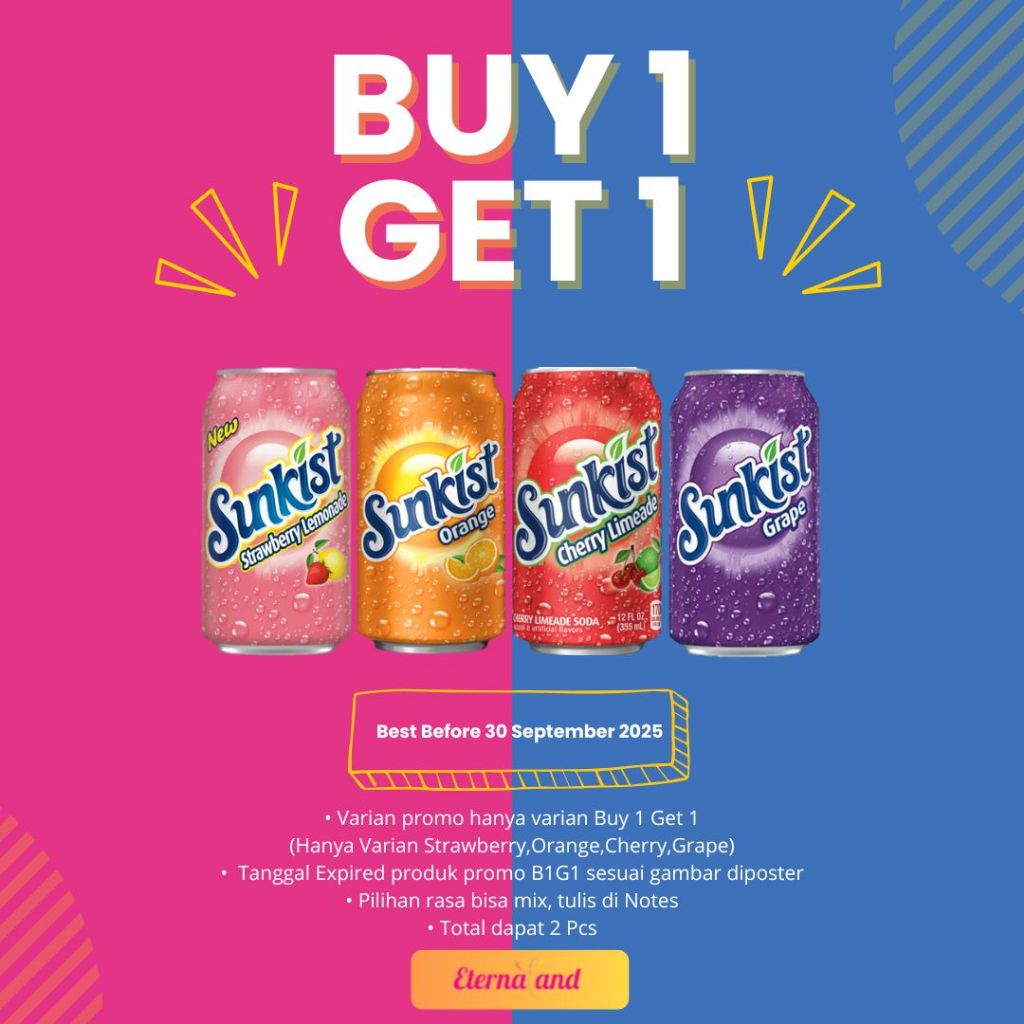 

Sunkist Soda - minuman sunkist impor USA