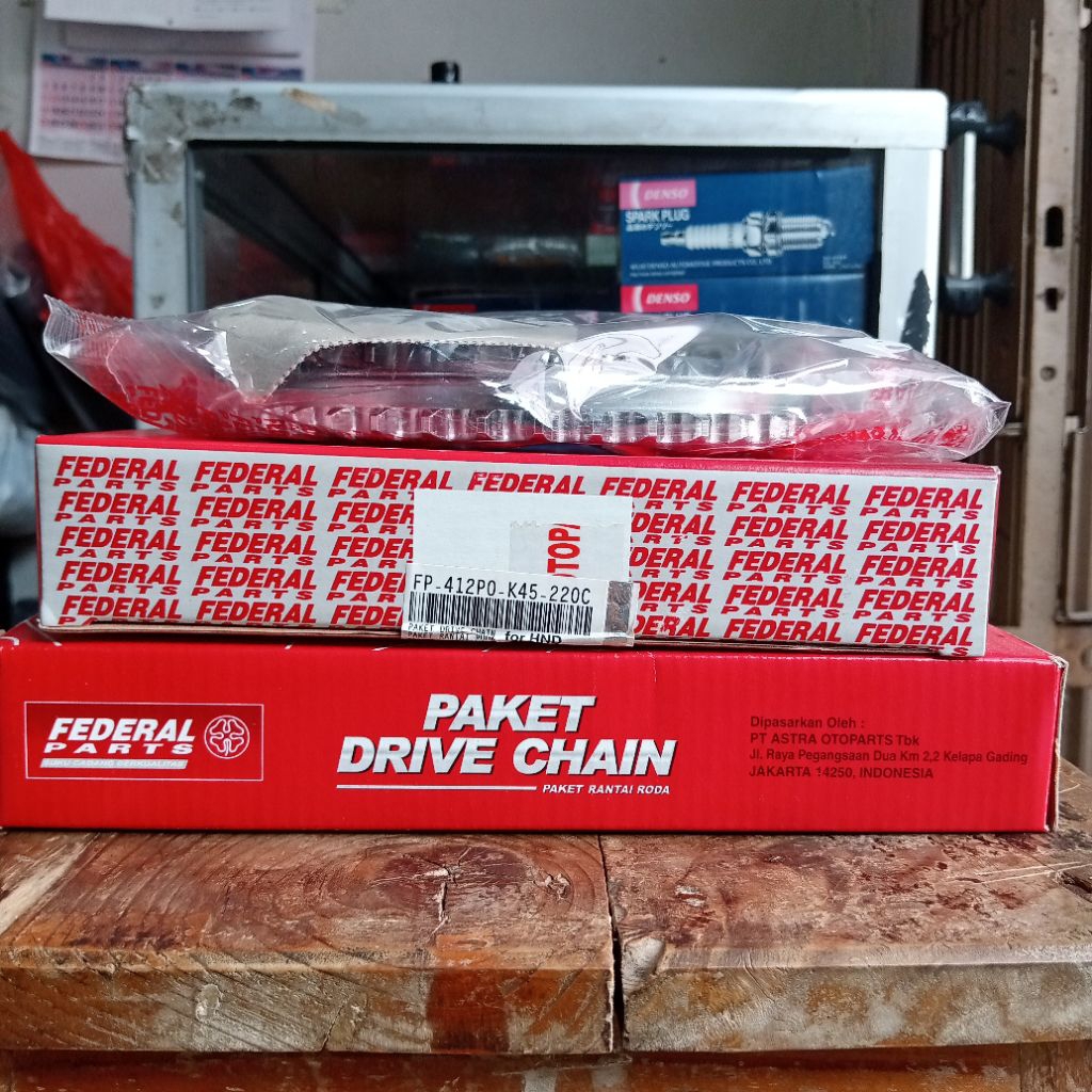 PAKET GEAR SET FEDERAL UNTUK MOTOR HONDA CB 150R LED