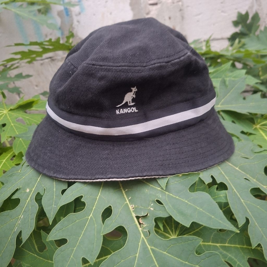 bucket hat kangol stripe lahinch