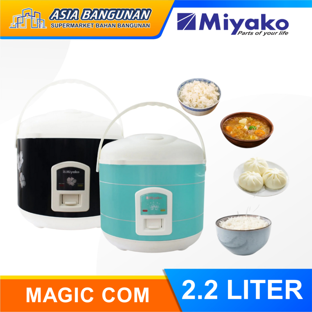 Miyako MCM 838 Magic Com Rice Cooker 2.2 Liter Penanak Nasi Low Watt