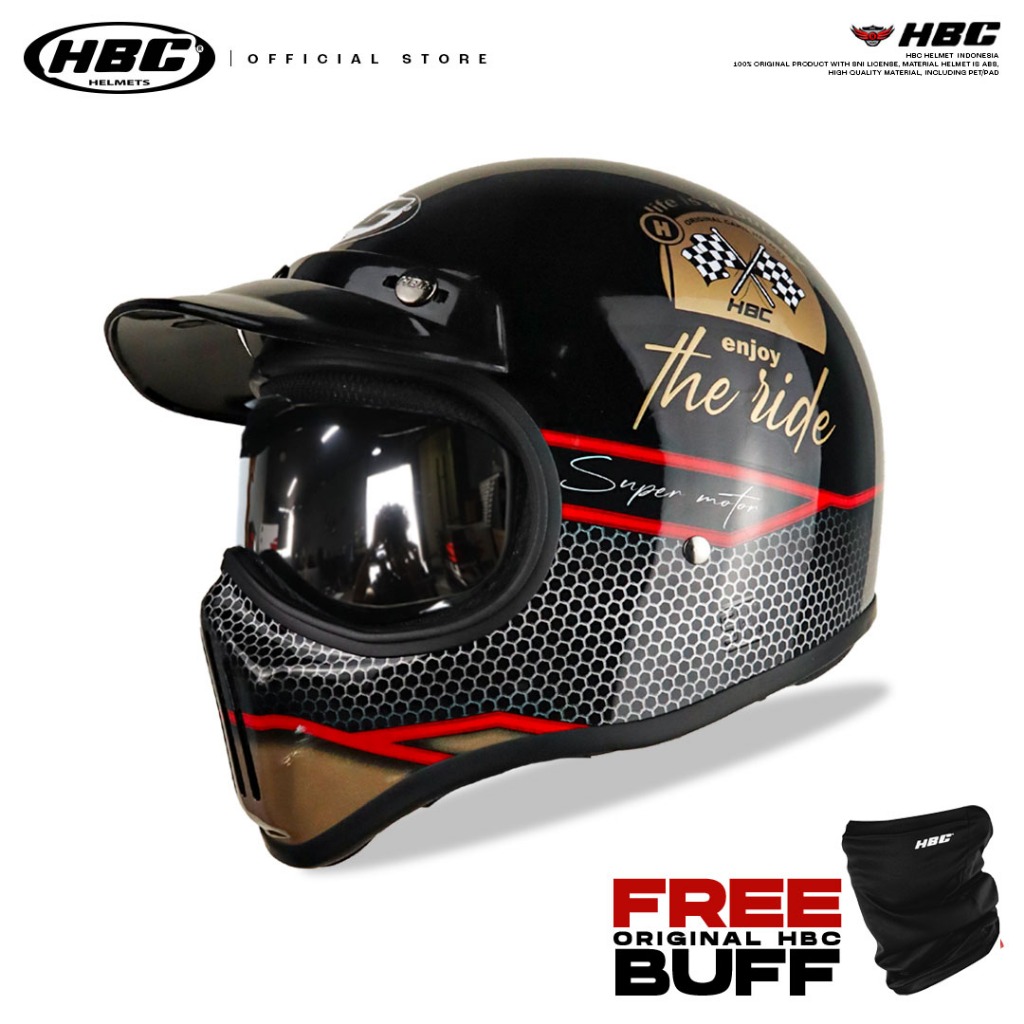 HBC Helm Cakil Pet Inner Visor Super Motor