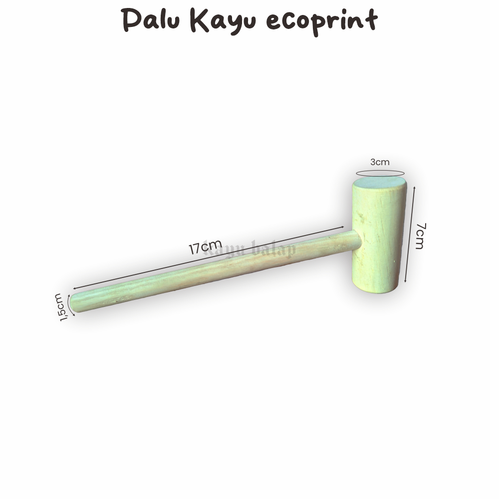 Palu ecoprint - Palu Kayu ecoprint