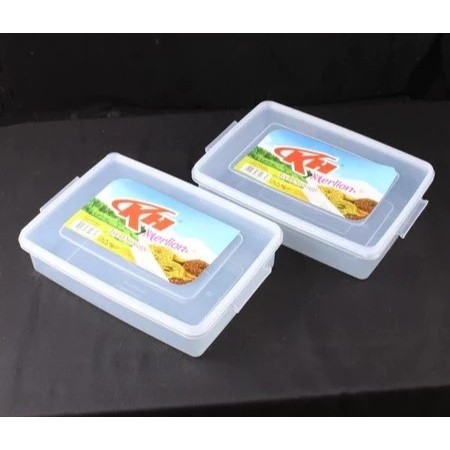 KH Tempat Donat MERLION Food Storage Toples Segi Serbaguna / Tempat Donat