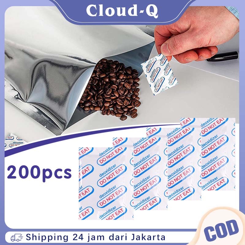 200Pcs 30cc Oxygen Absorber Silica Gel Pengawet / Oxygen Absorber Untuk Makanan / Obat Pengawet Maka