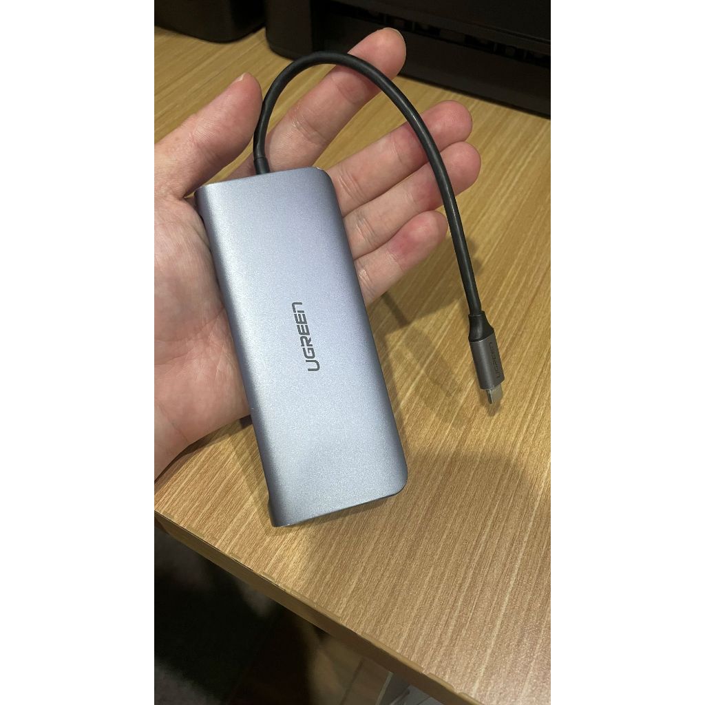 Preloved - Second - UGREEN Converter Hub Adapter 9 in 1 Ugreen All-in-One USB C HUB HDMI + VGA + RJ4