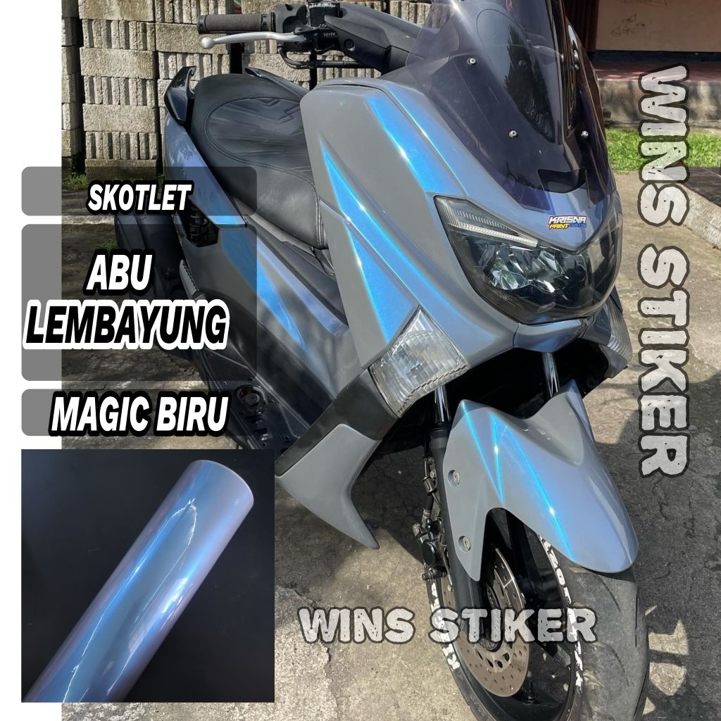 SKOTLET STICKER MOTOR ABU LEMBAYUNG BIRU SKOTLET GREY LEMBAYUNG BLUE SKOTLET LEMBAYUNG SKOTLET PET