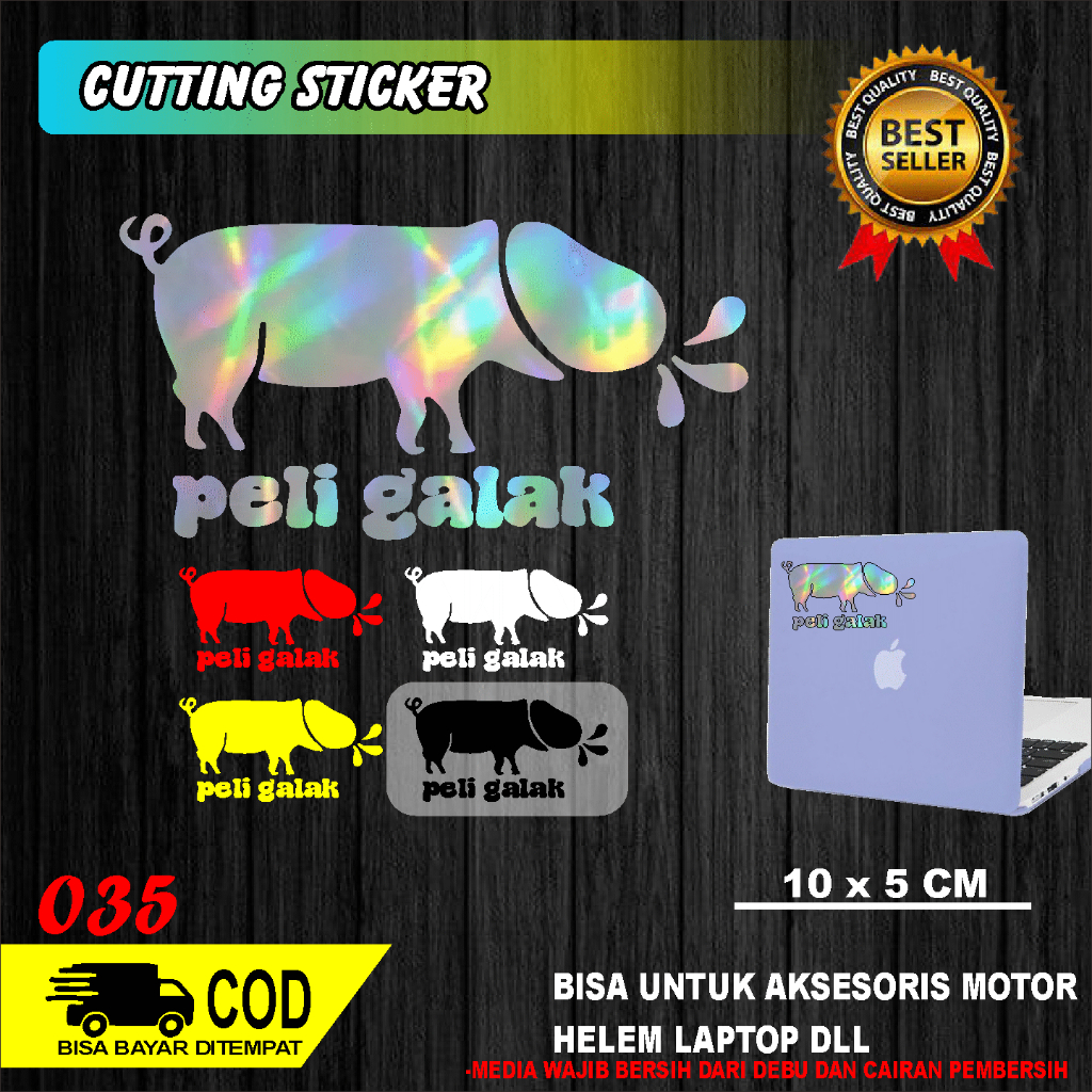 

STICKER CUTTING ISI 4 WARNA RANDOM