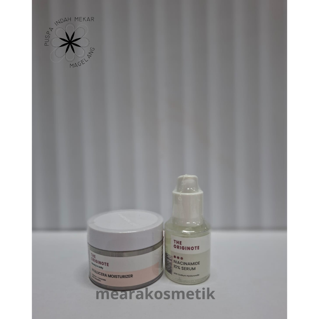 PROMO BUNDLING THE ORIGINOTE Hyalucera Moisturizer & Serum Niacinamide 10% 20ml