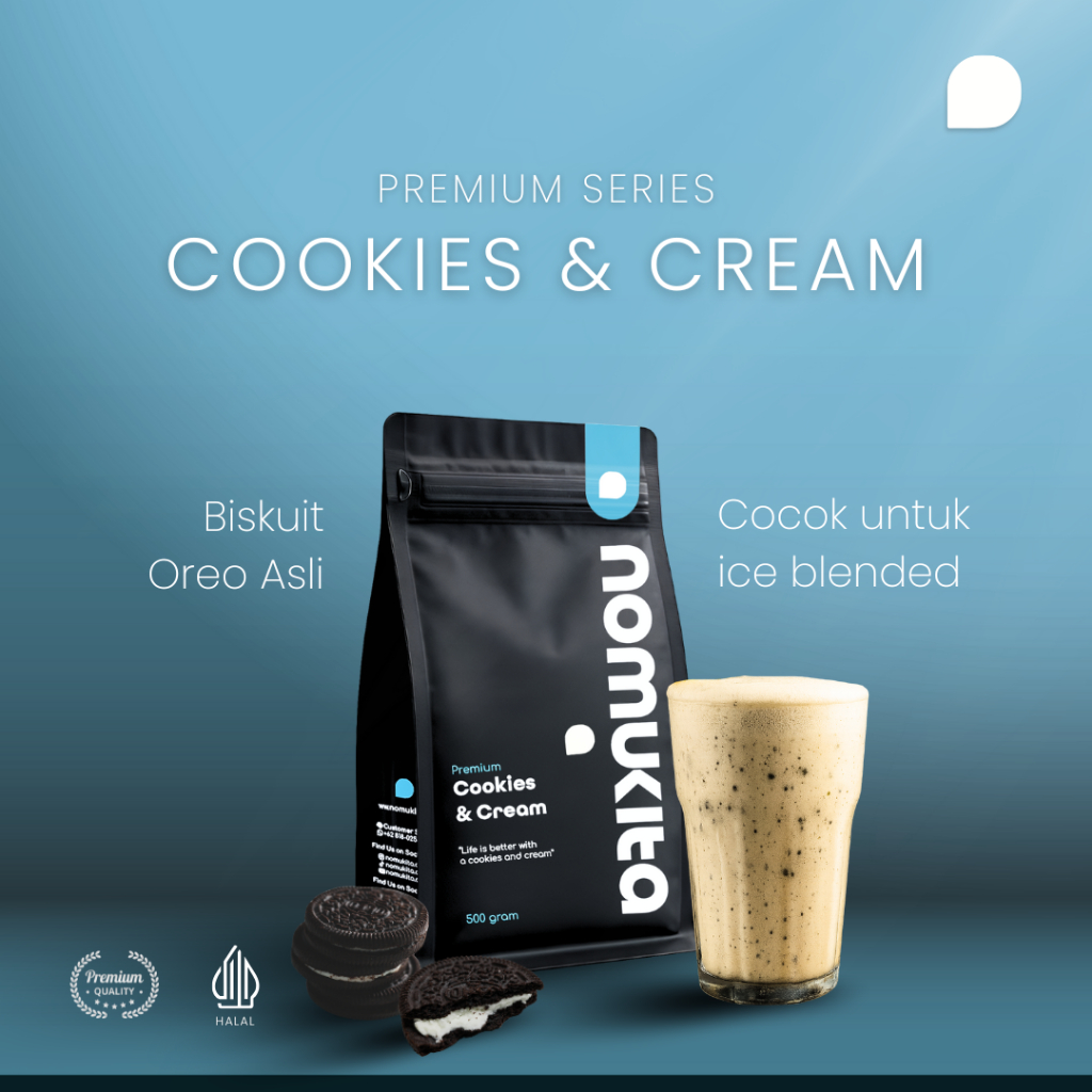 

nomukita - Premium Cookies & Cream