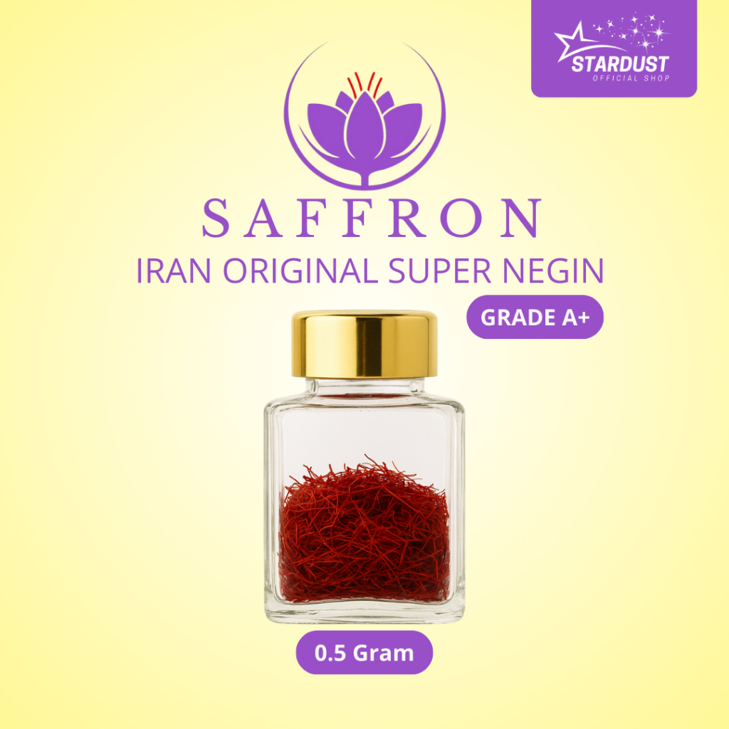 

SAFFRON Iran Original Super Negin Grade A 0.5 Gram