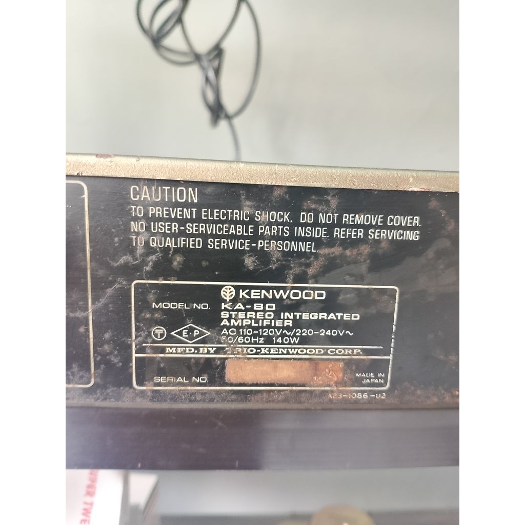 Ampli Kenwood KA-80 Vintage